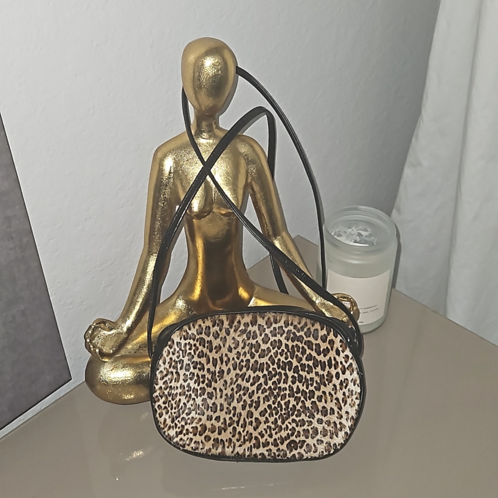 L.J. Simone New York Cheetah Leopard Handbag Purse Pocketbook
